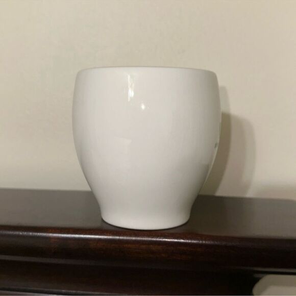 Starbucks Abbey White Green Barista Series Round Medium Ceramic Mug - Picture 3 of 6